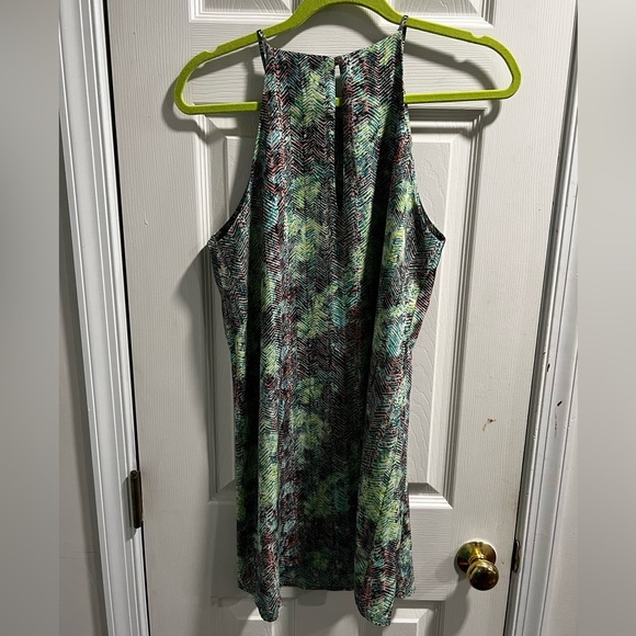 Tyche Mini Dress multi color black green pink Size Medium - Picture 3 of 5